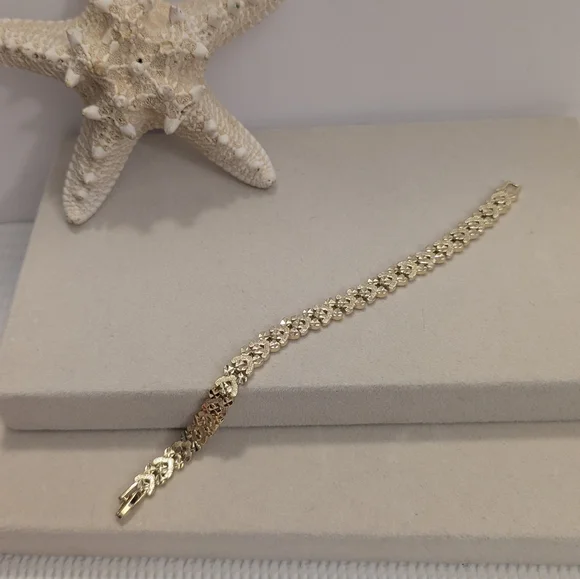 7" Gold Chain Bracelet - Picture 8 of 8